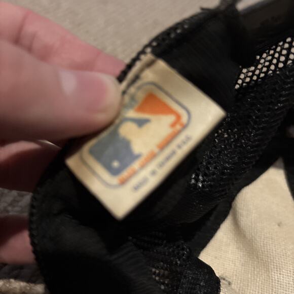 Vintage 60s 70s Baltimore Orioles Hat Orange Black Mesh MLB Snap - Picture 8 of 12